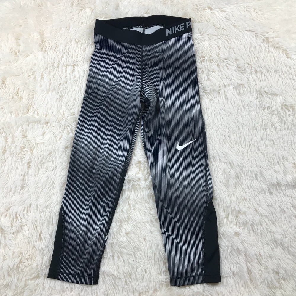 Nike Pro Cool Stairstep Pants 865948-010 Dri Fit - Picture 3 of 6